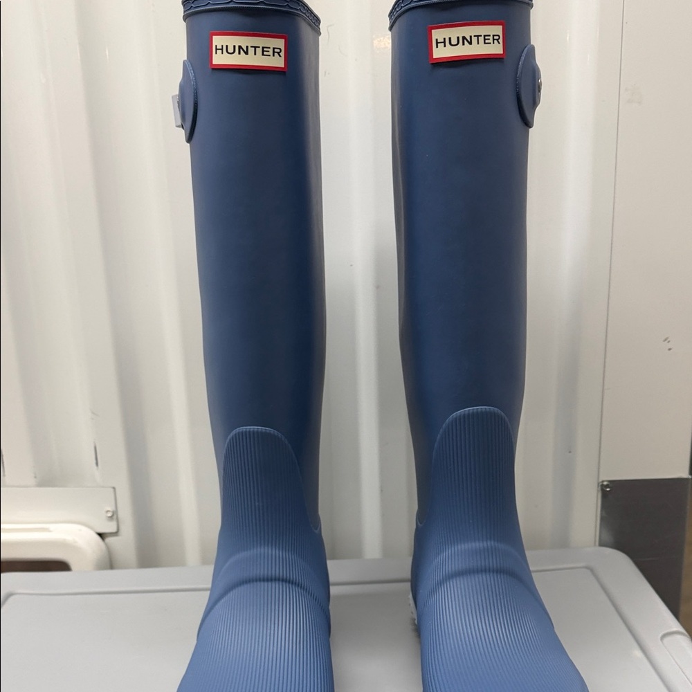 Hunter Classic Blue Rain Boots